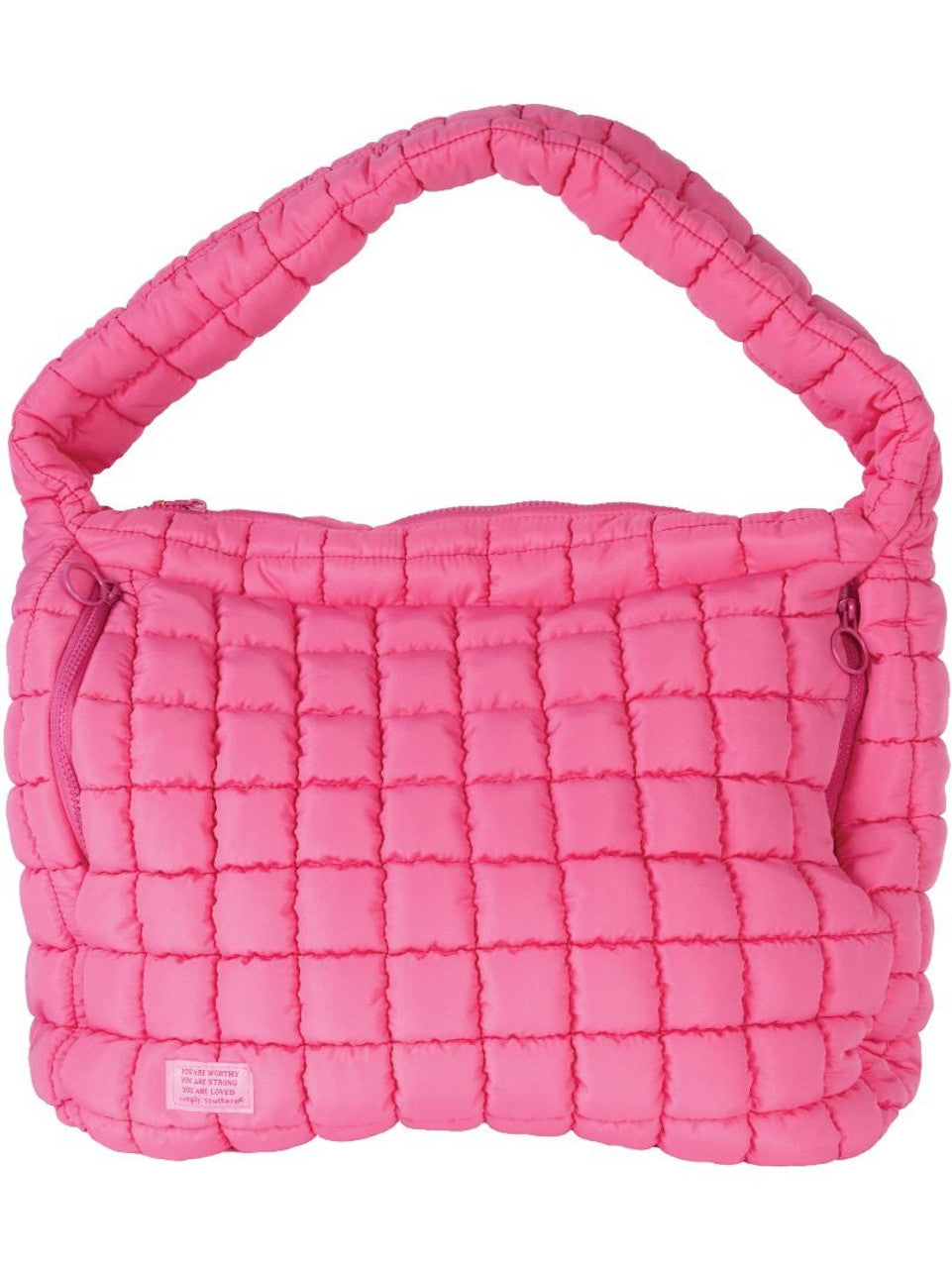 Simply Southern Marsh HOBO Puffer Bag: Pink