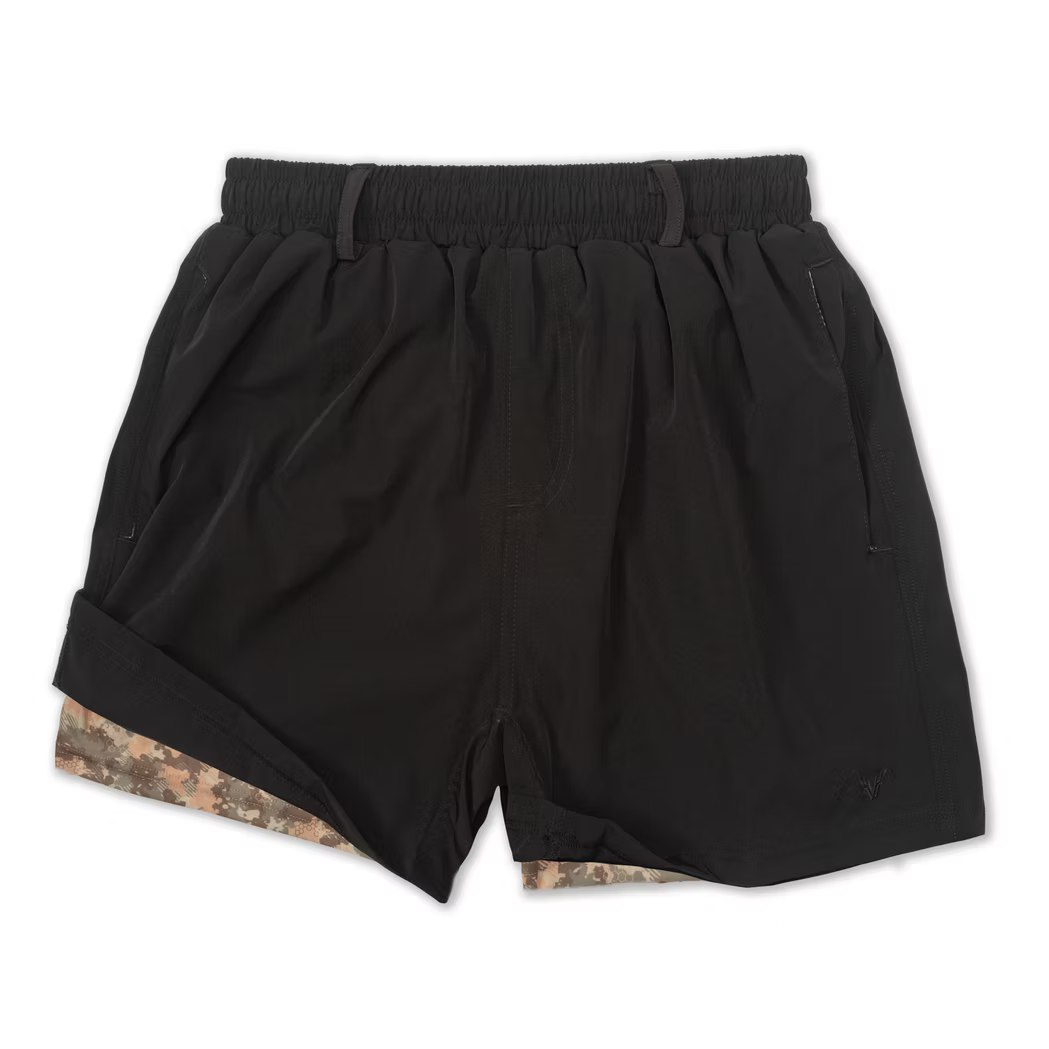 Wildgame Tracker Shorts: Black