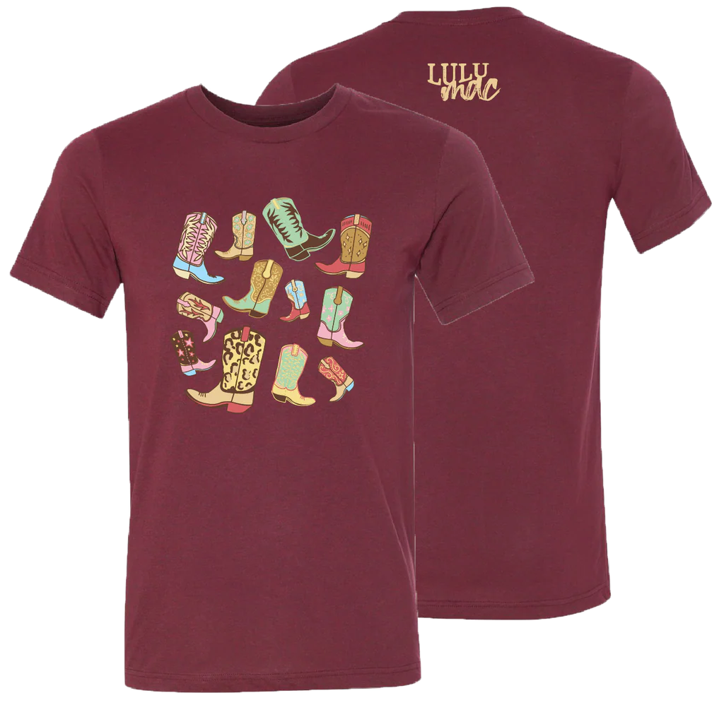 Lulu Mac Cowgirl Boot Graphic Tee