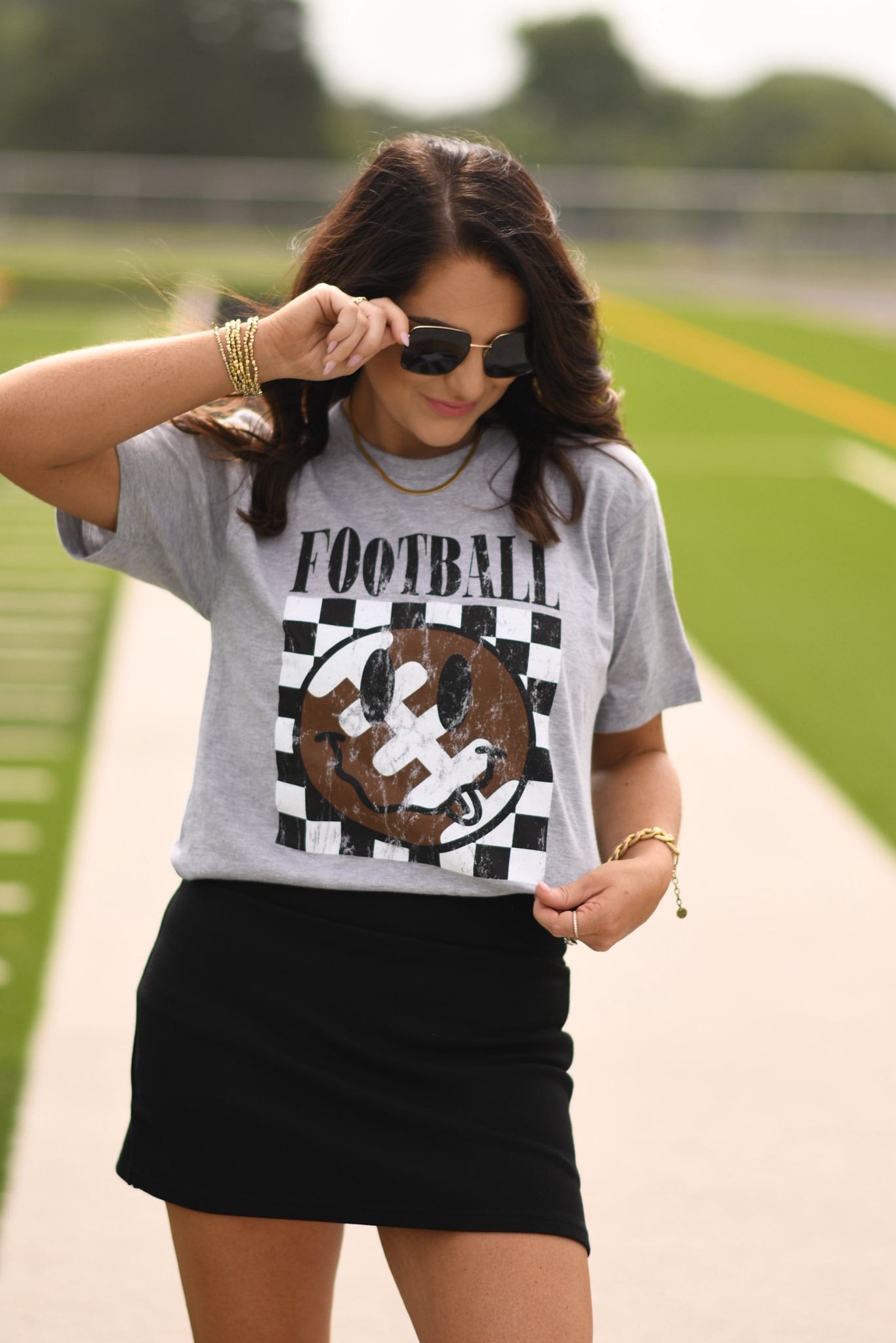 FOOTBALL CHECKERED SMILEY: PRE-ORDER