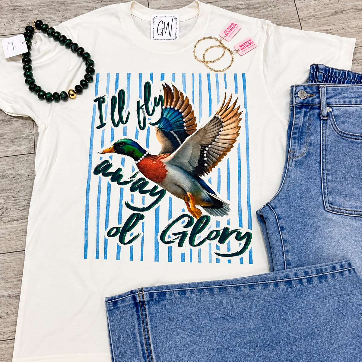 Fly Away Bling Tee