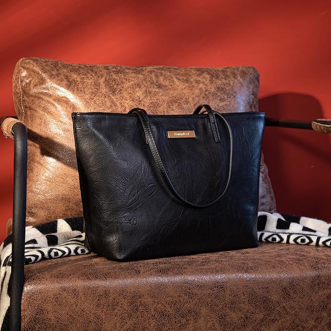 Montana West Tote Bag: Black