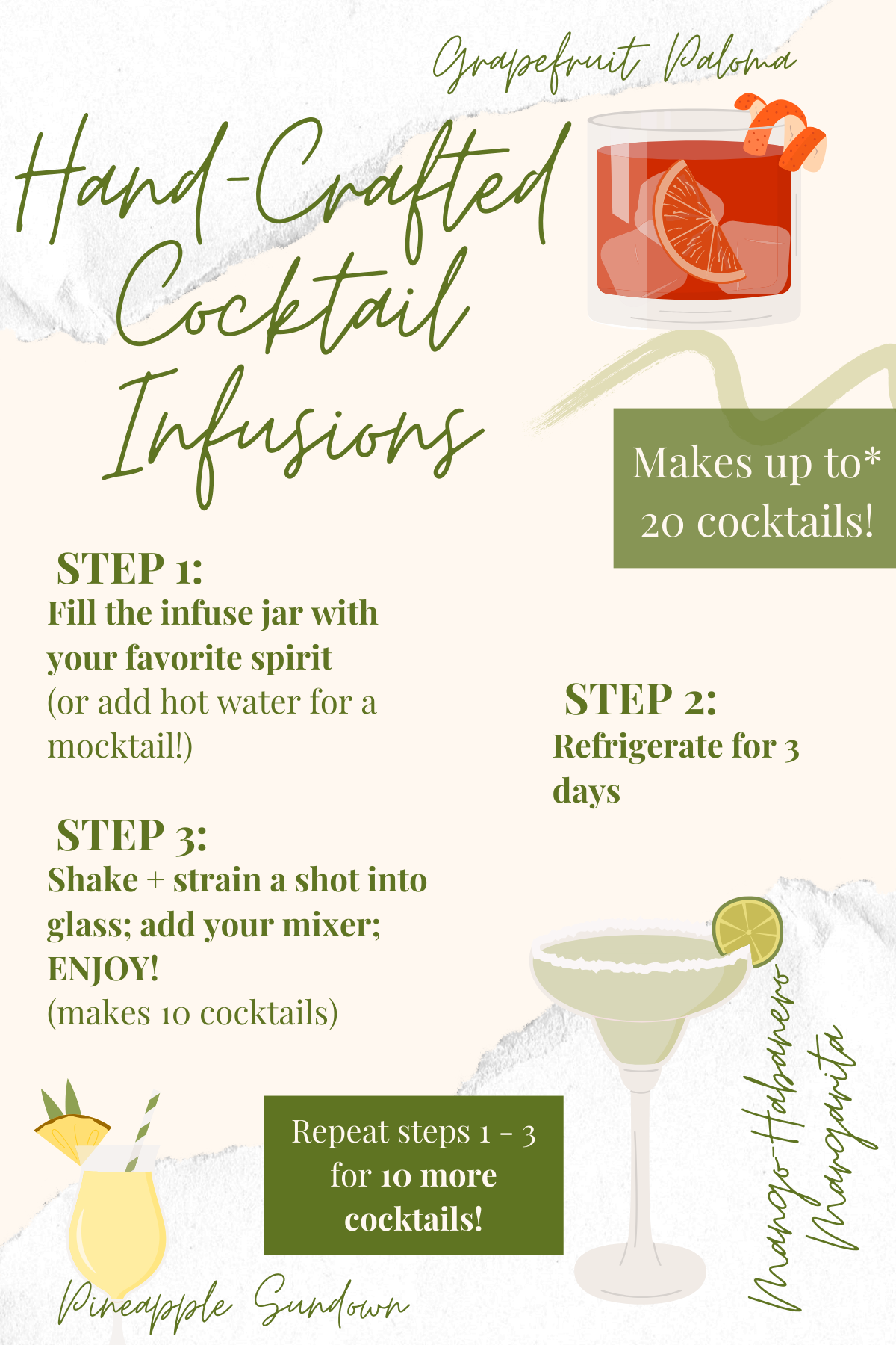 Pineapple Sundown Cocktail Infusion