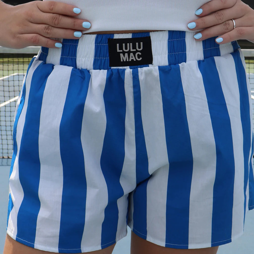Lulu Mac Darby Boxer Short: Royal Blue