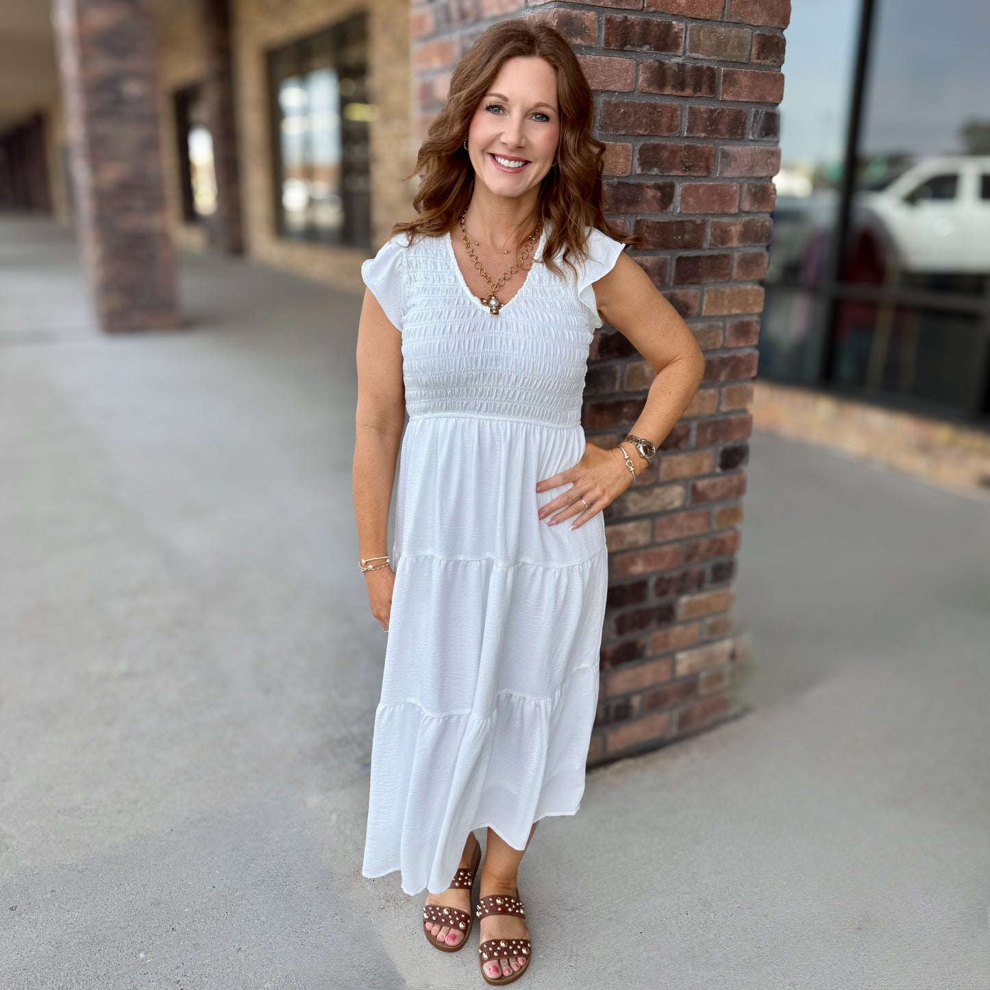 Spring Flutter Dress