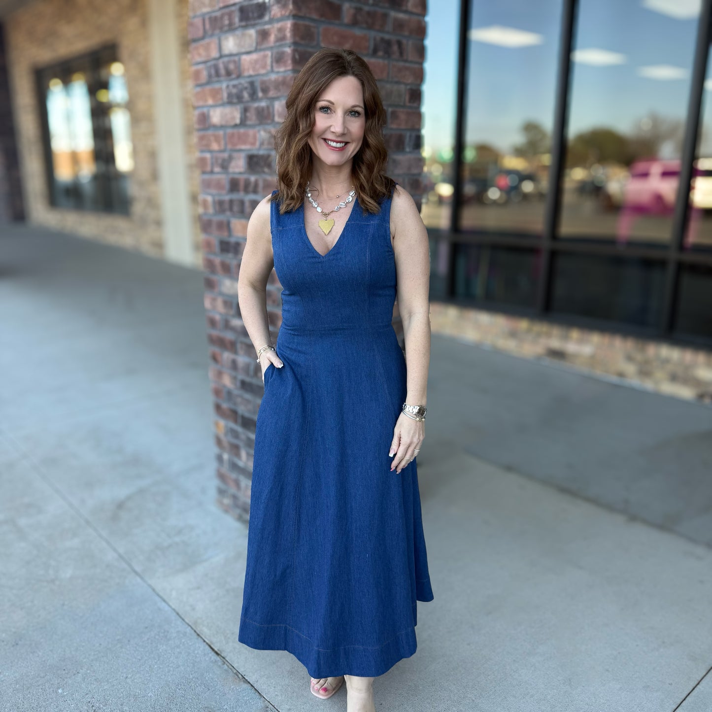 Date Night Denim Dress