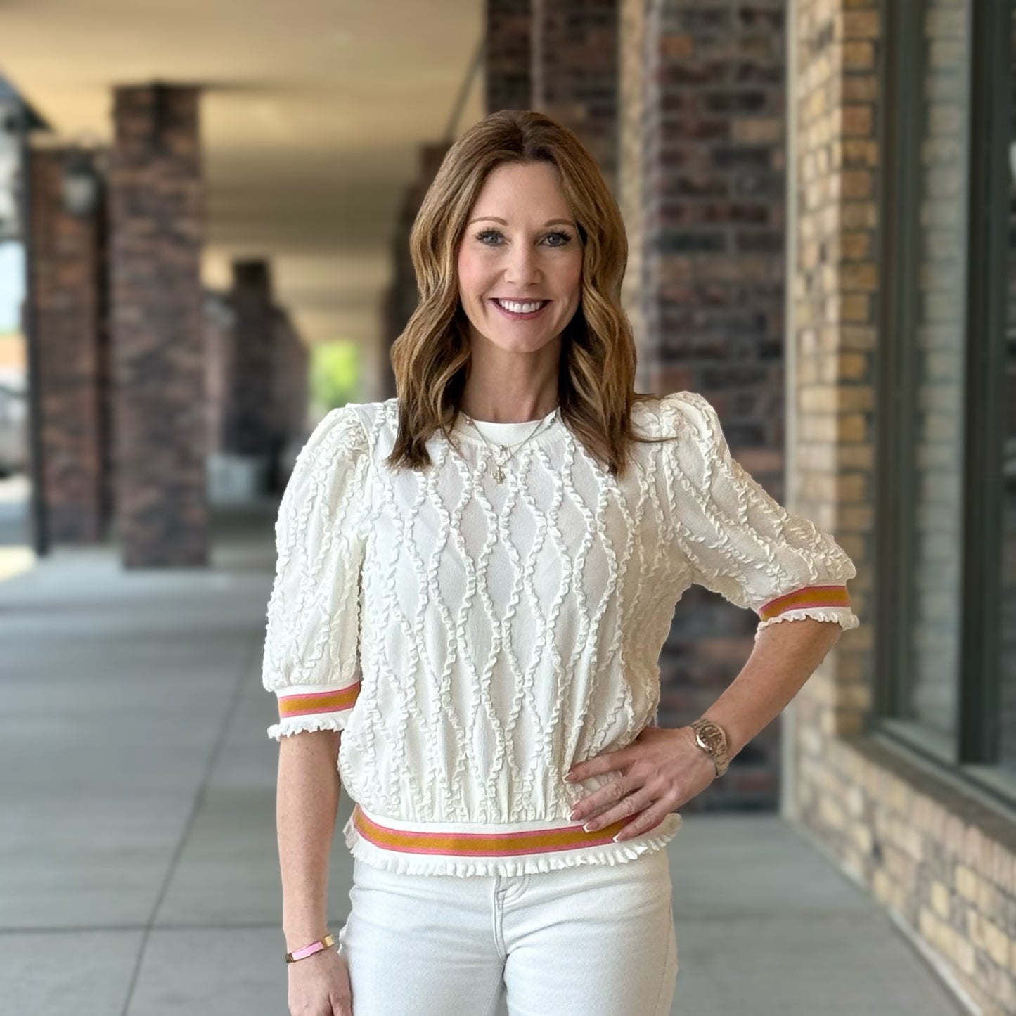 Classy Textured Blouse