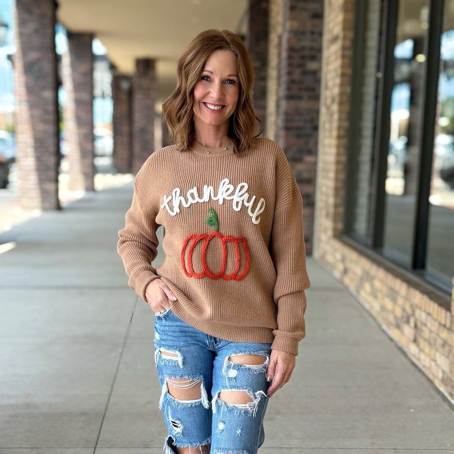 Thankful Pumkin Sweater