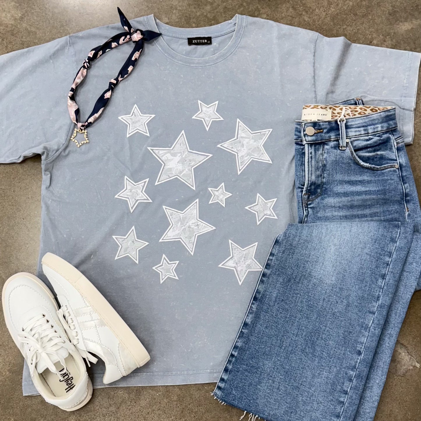 Zutter Camo Puff Star Tee