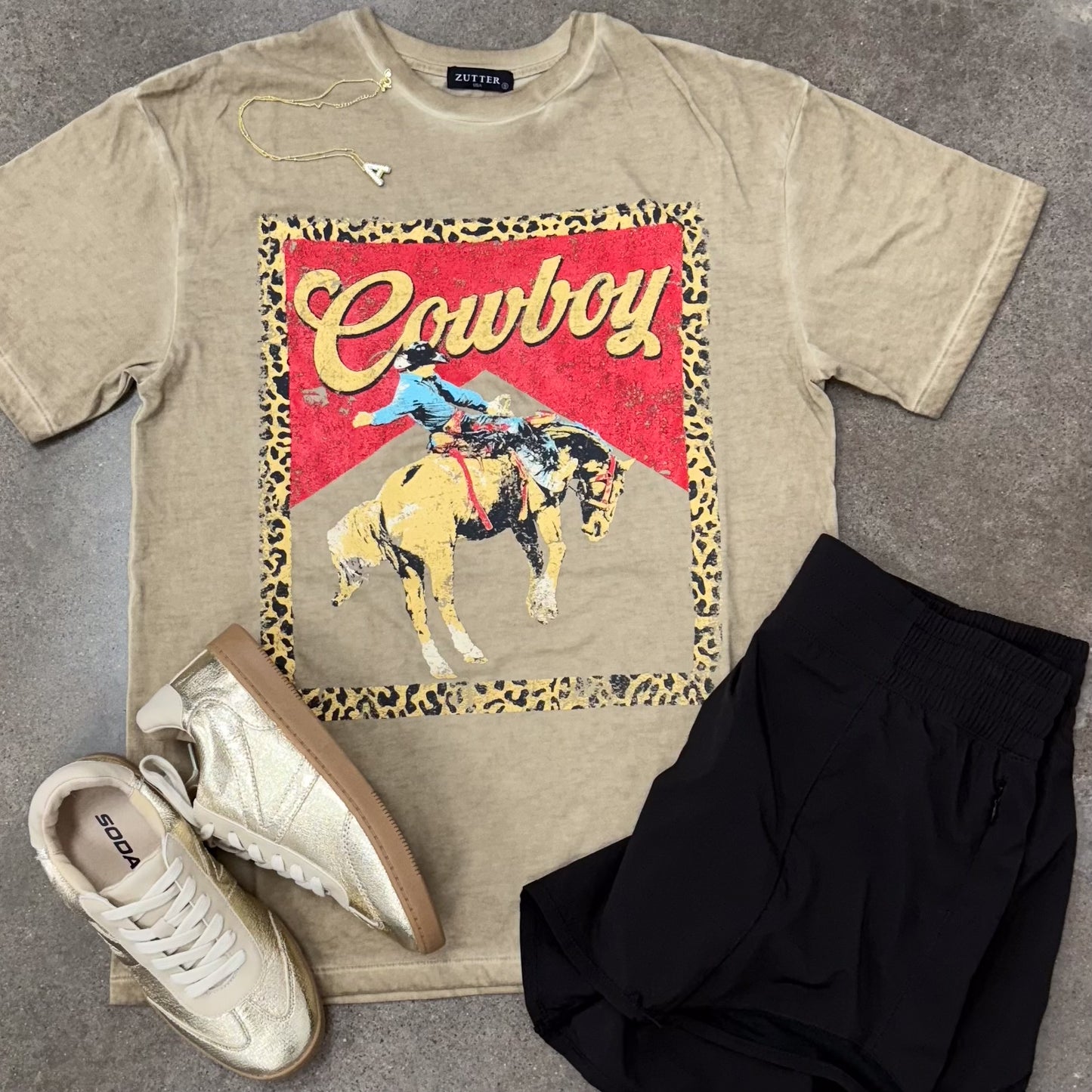Zutter Western Cowboy Graphic Tee