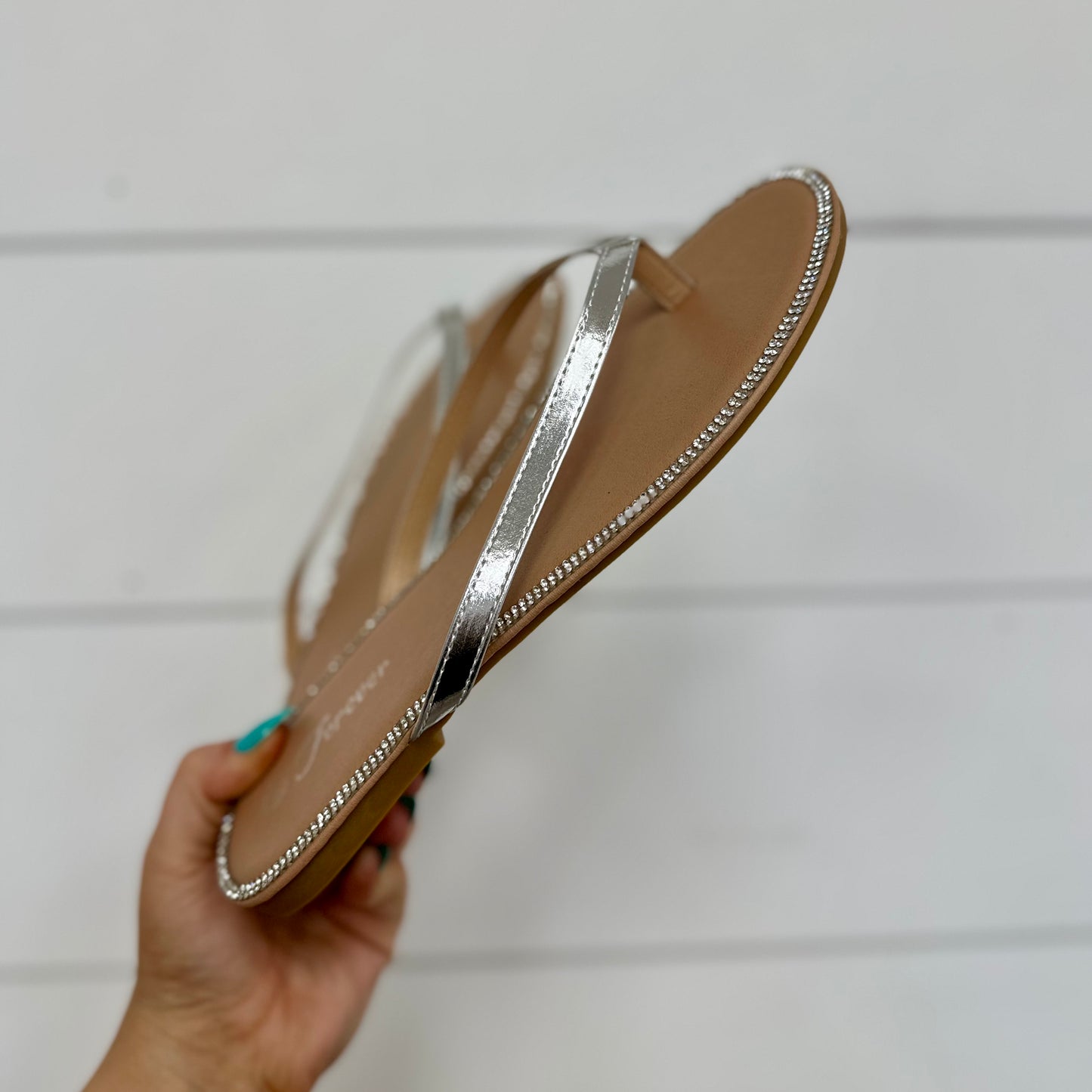 Silver Glam Sandal