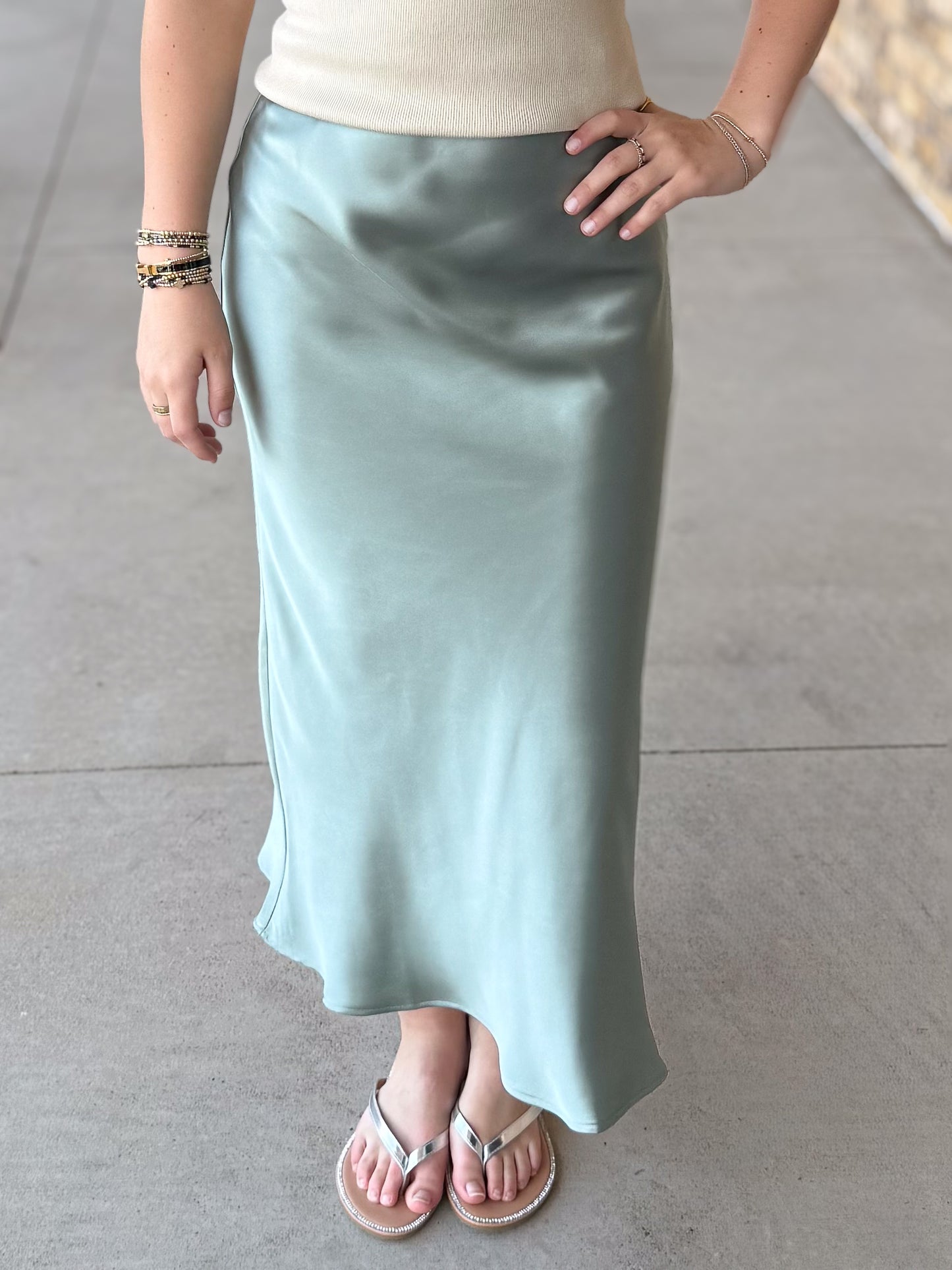 Chic Satin Skirts
