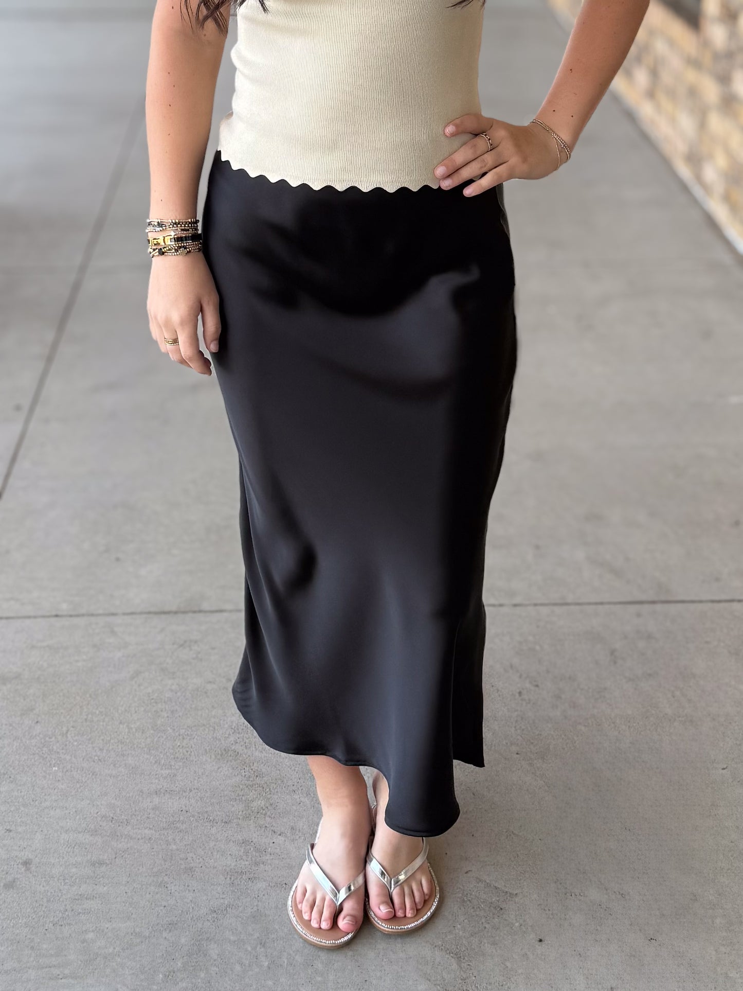 Chic Satin Skirts