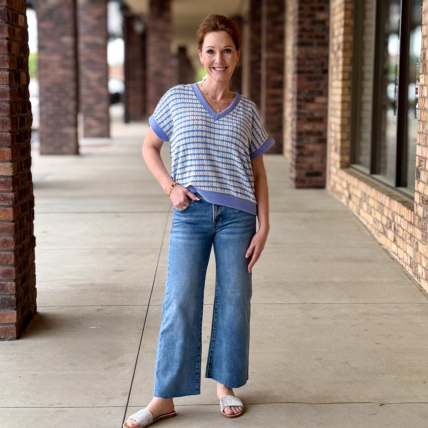 Risen Tummy Control Crop Jean