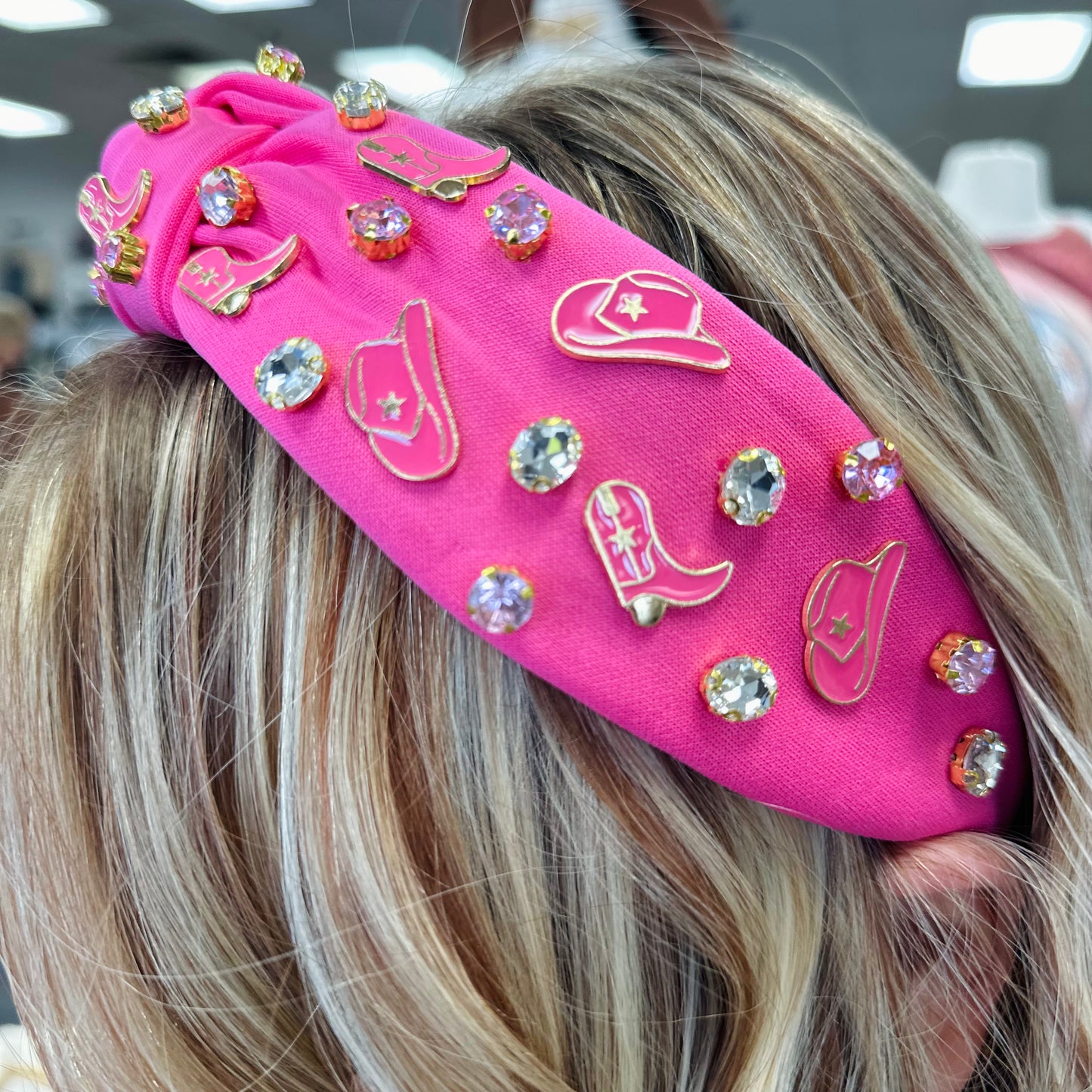 Pink Cowgirl Headband