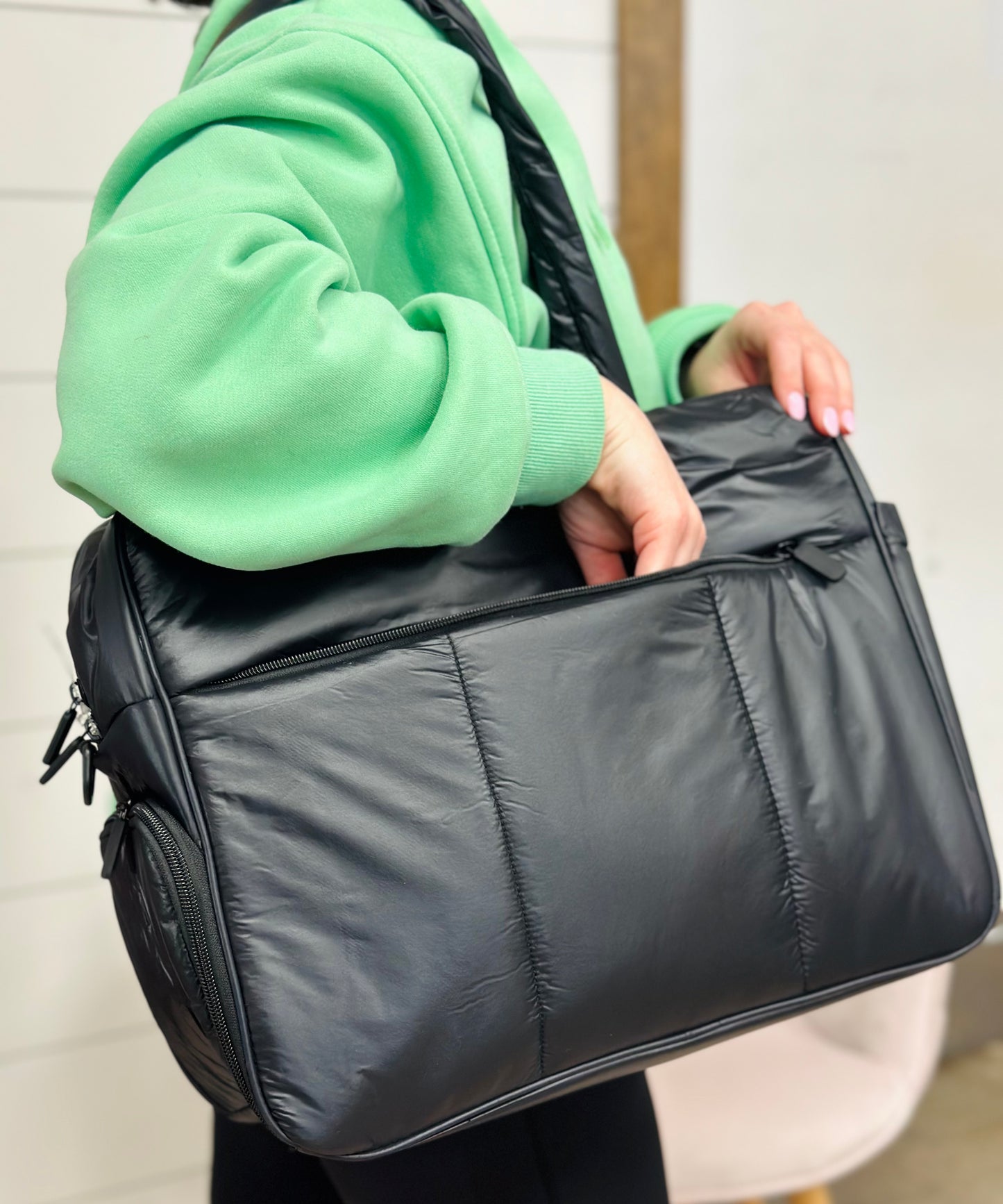 Travel Puffer Duffle Bag