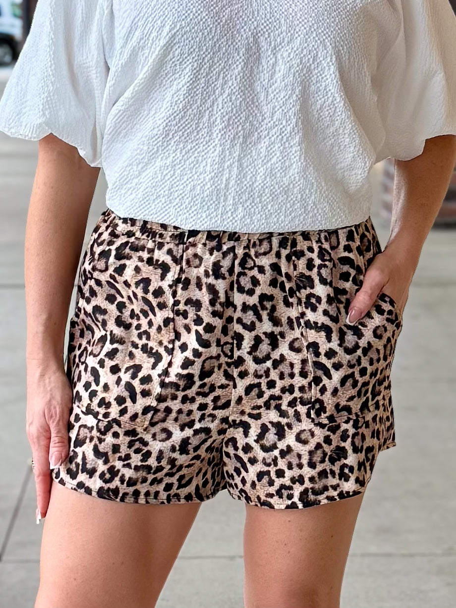 Leopard Grace Shorts