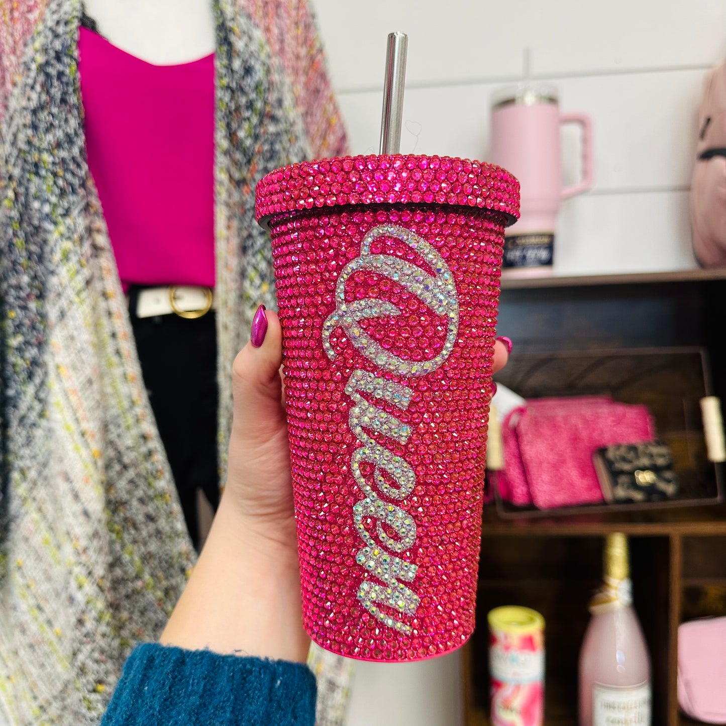 Queen Rhinestone Tumbler