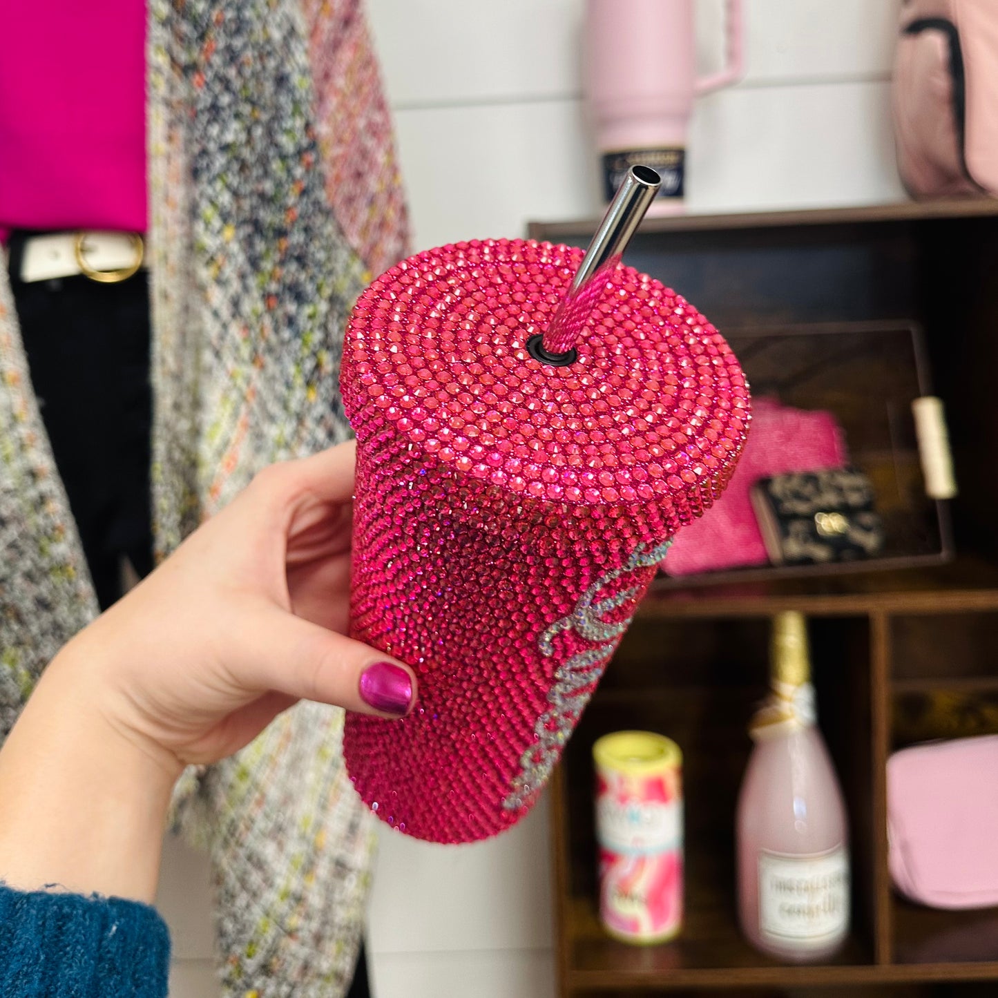 Queen Rhinestone Tumbler