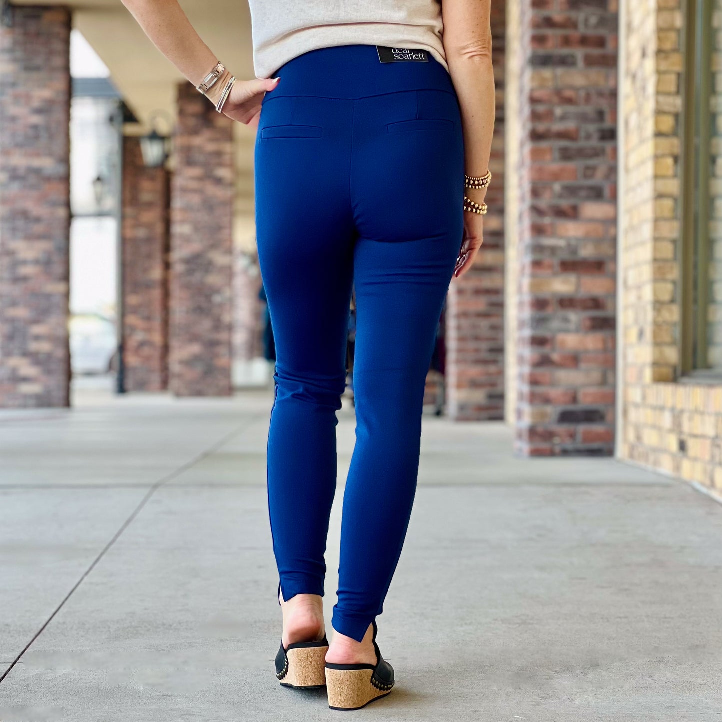 Dear Scarlett Navy Skinny Pant