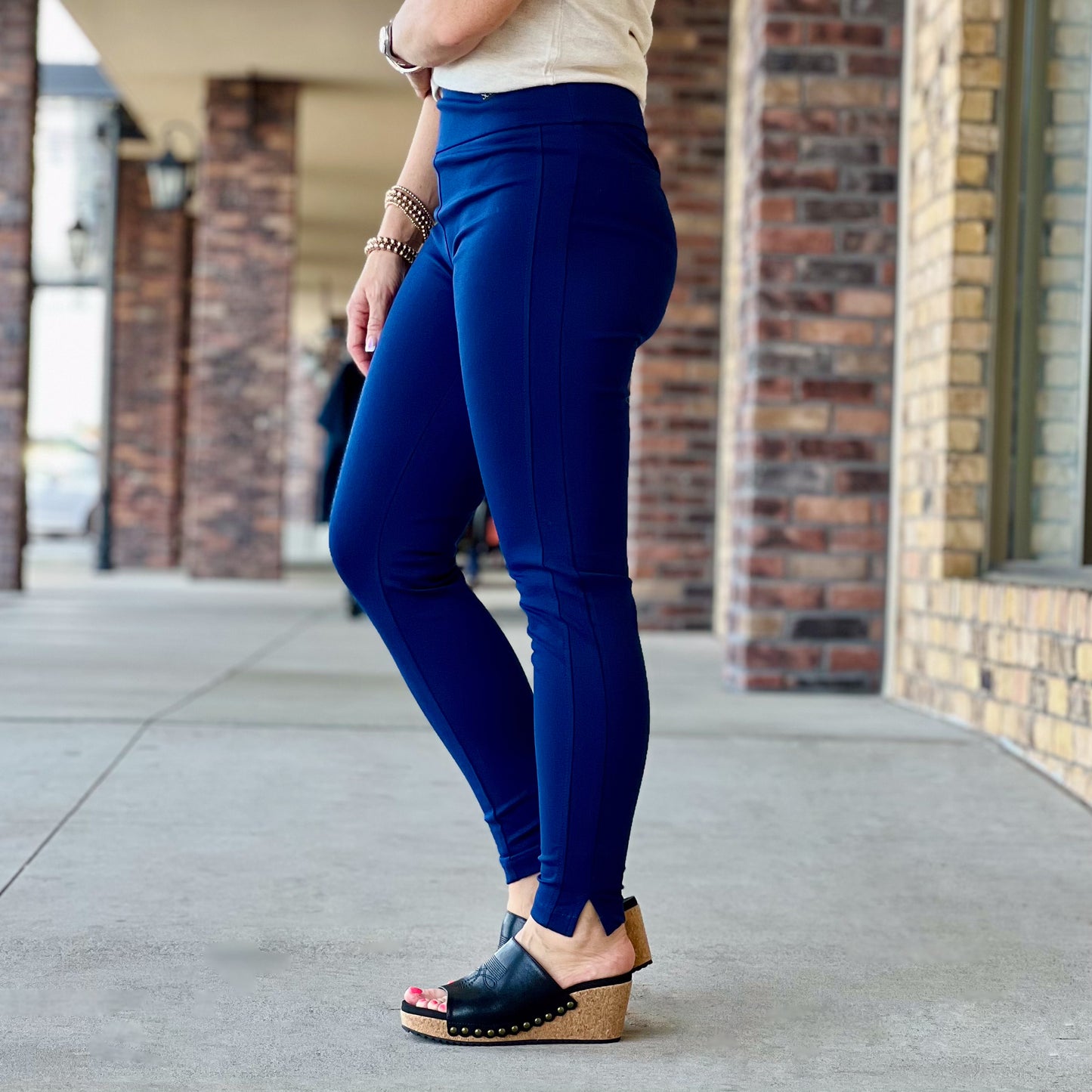 Dear Scarlett Navy Skinny Pant