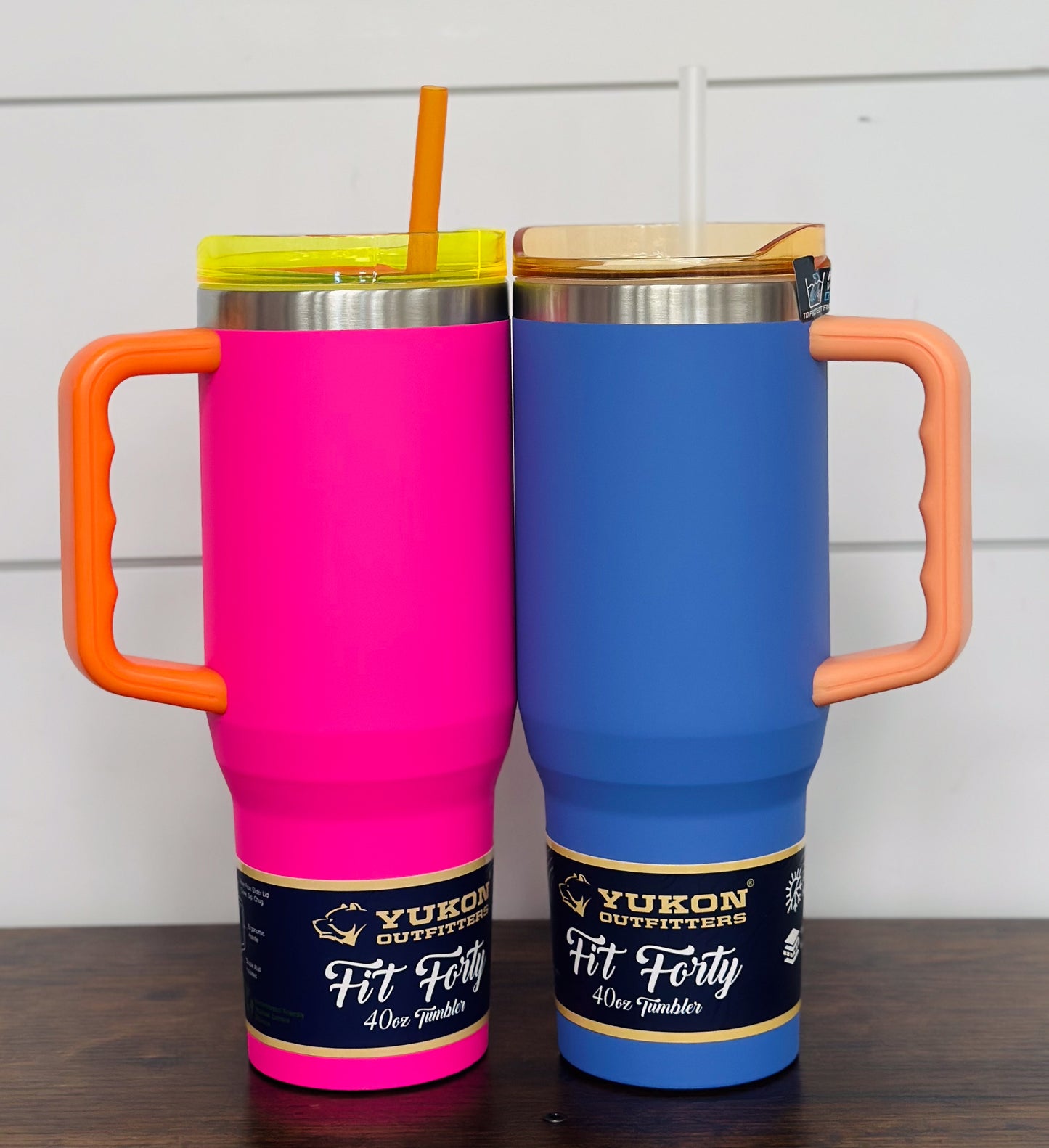 Hot Pink & Persian Blue Yukon 40oz Tumbler