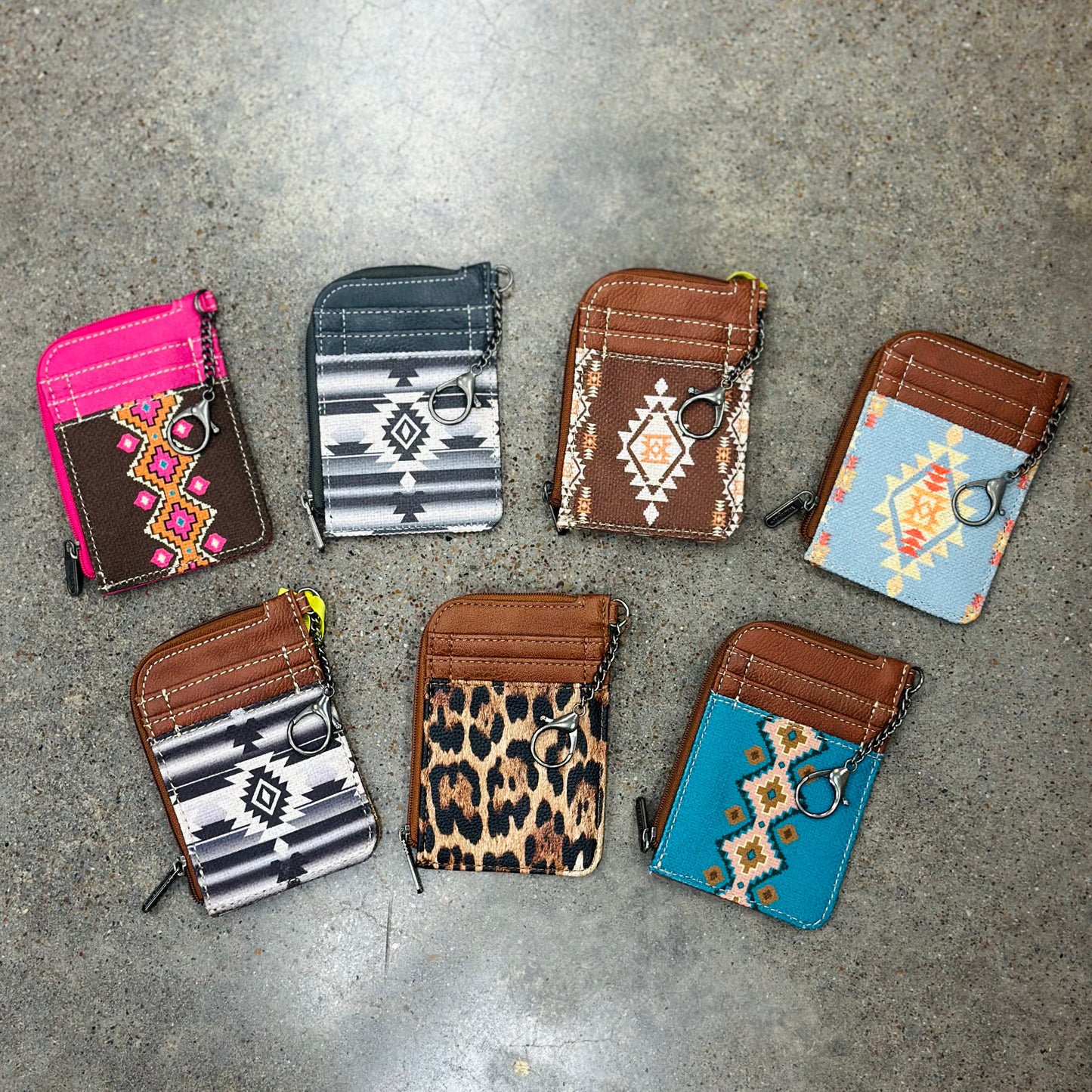 Wrangler Mini Zip Card Case