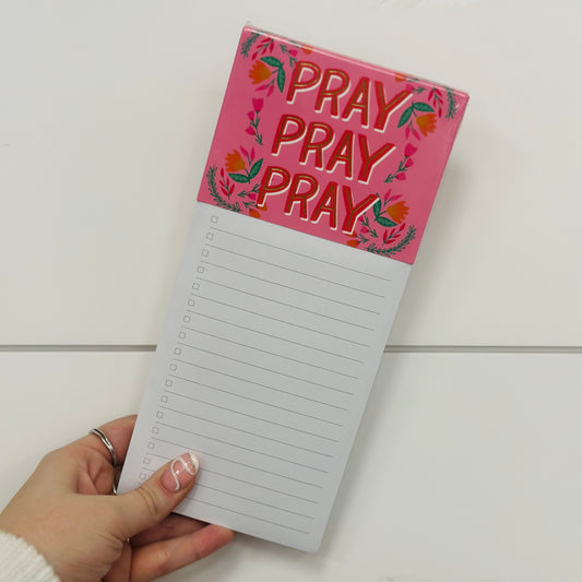 Pray Pray Pray Magnetic Notepad