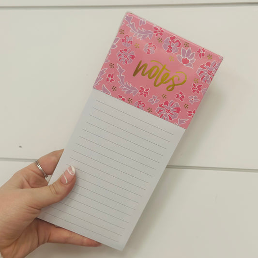 Riviera Blossoms Magnetic Notepad