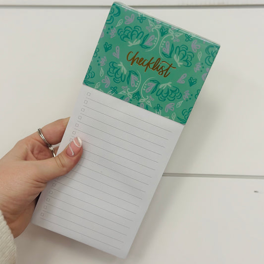 "Checklist" Magnetic Notepad
