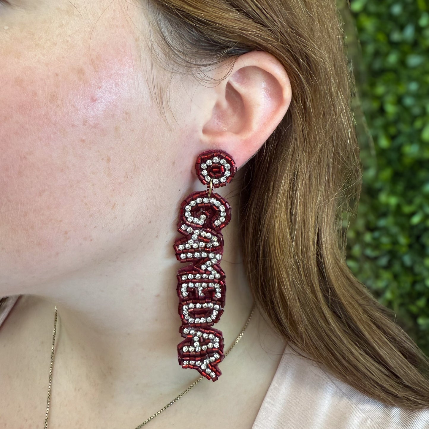 Maroon GameDay Earring