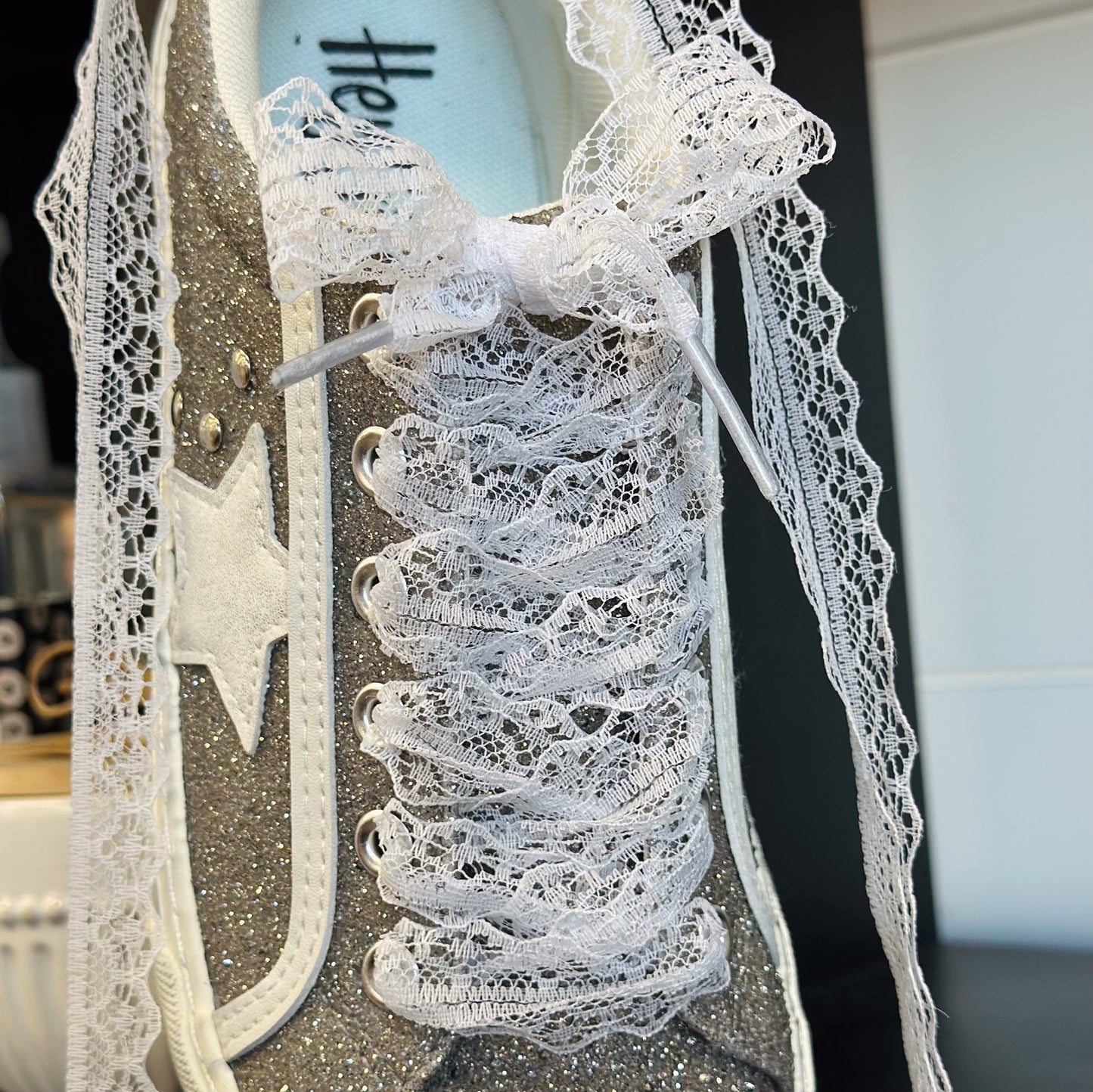 White Lace Shoe Laces