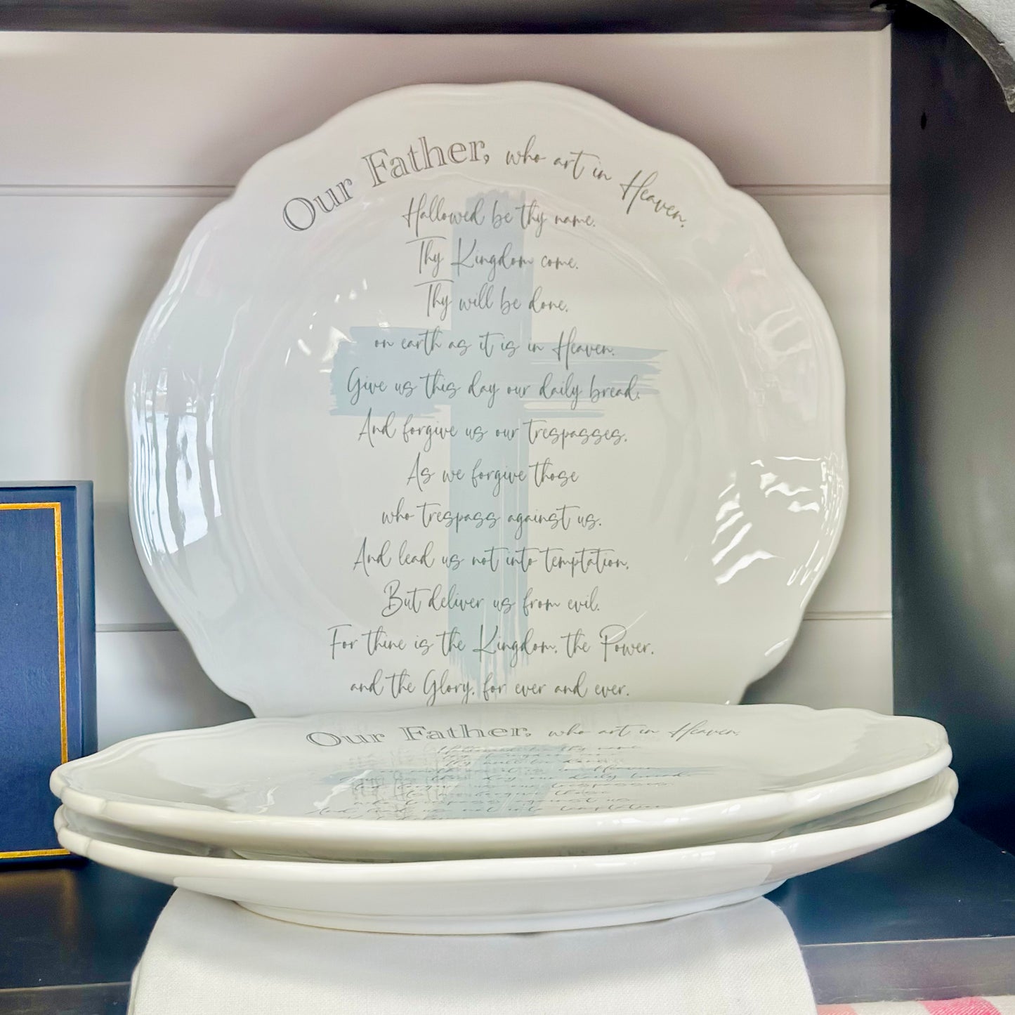 Lords Prayer Round Platter
