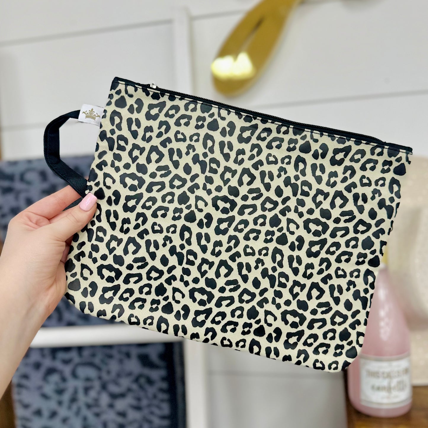 Leopard Clear Cosmetic Bag