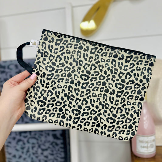 Leopard Clear Cosmetic Bag