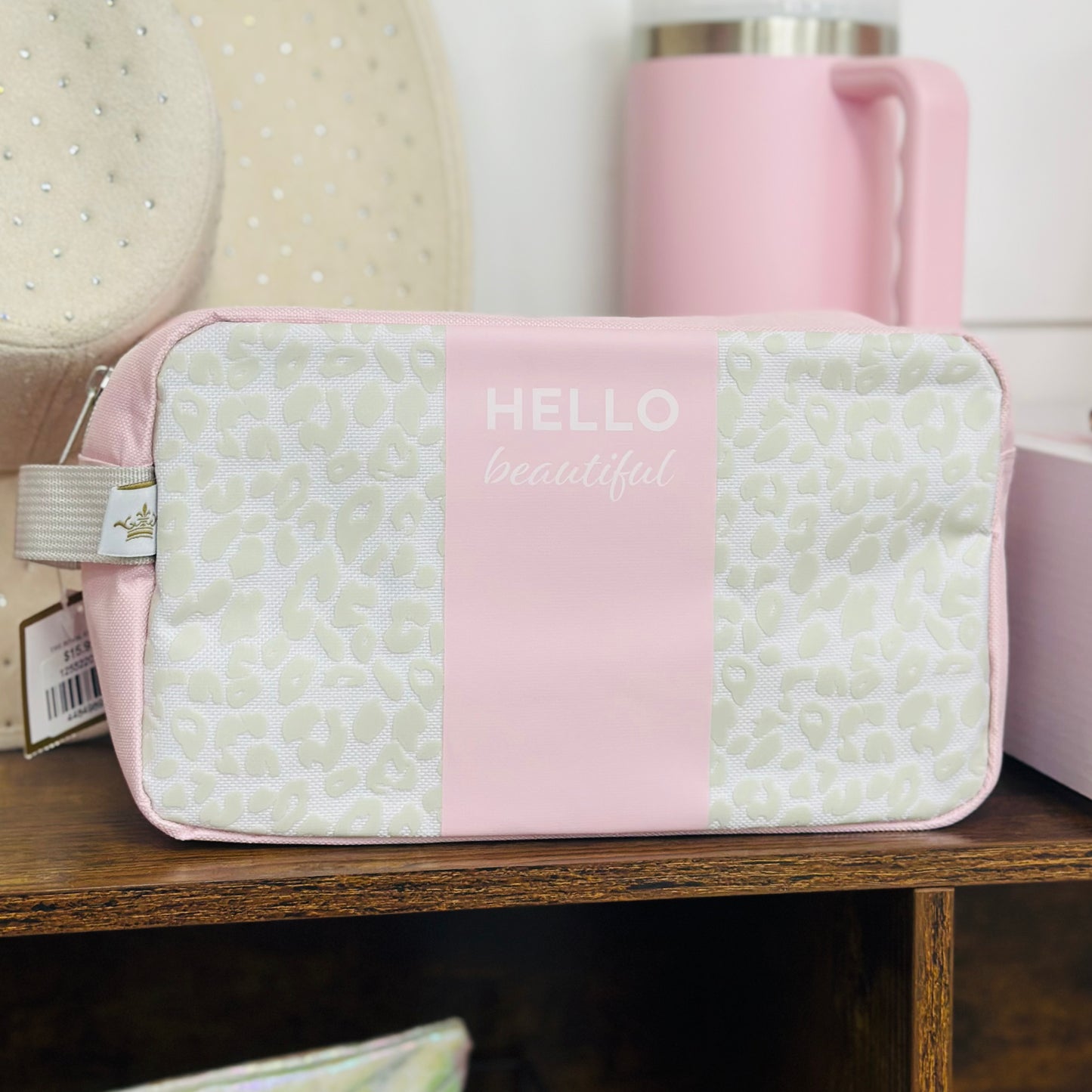 Hello Beautiful Cosmetic Bag