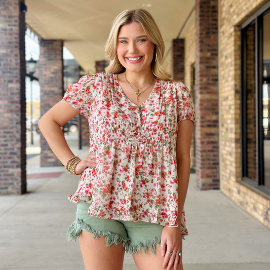 Ditzy Days Floral Top