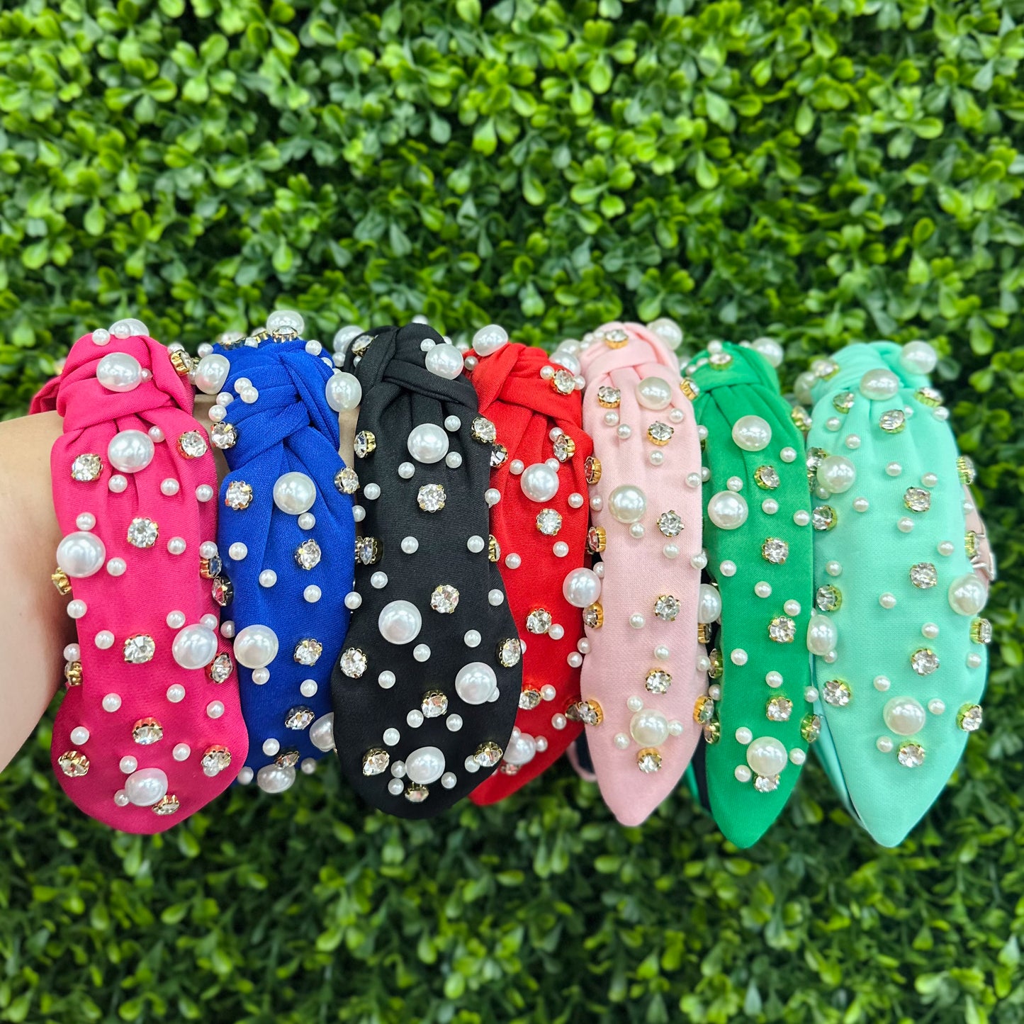 Pearl & Rhinestone Headbands