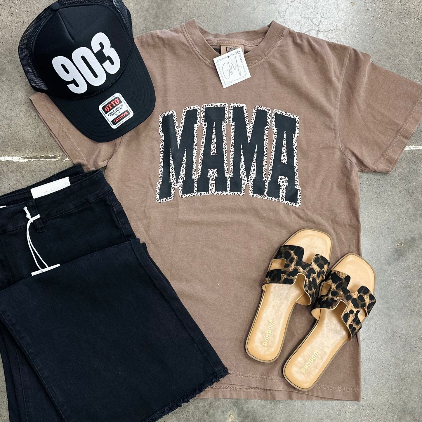 MAMA Leopard Tee