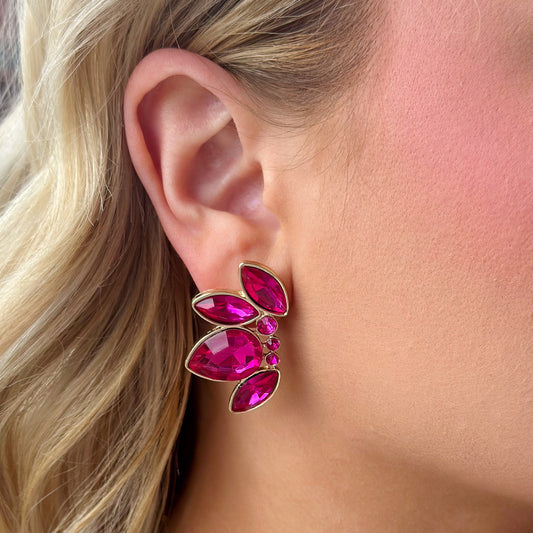 Chunky Pink Earrings