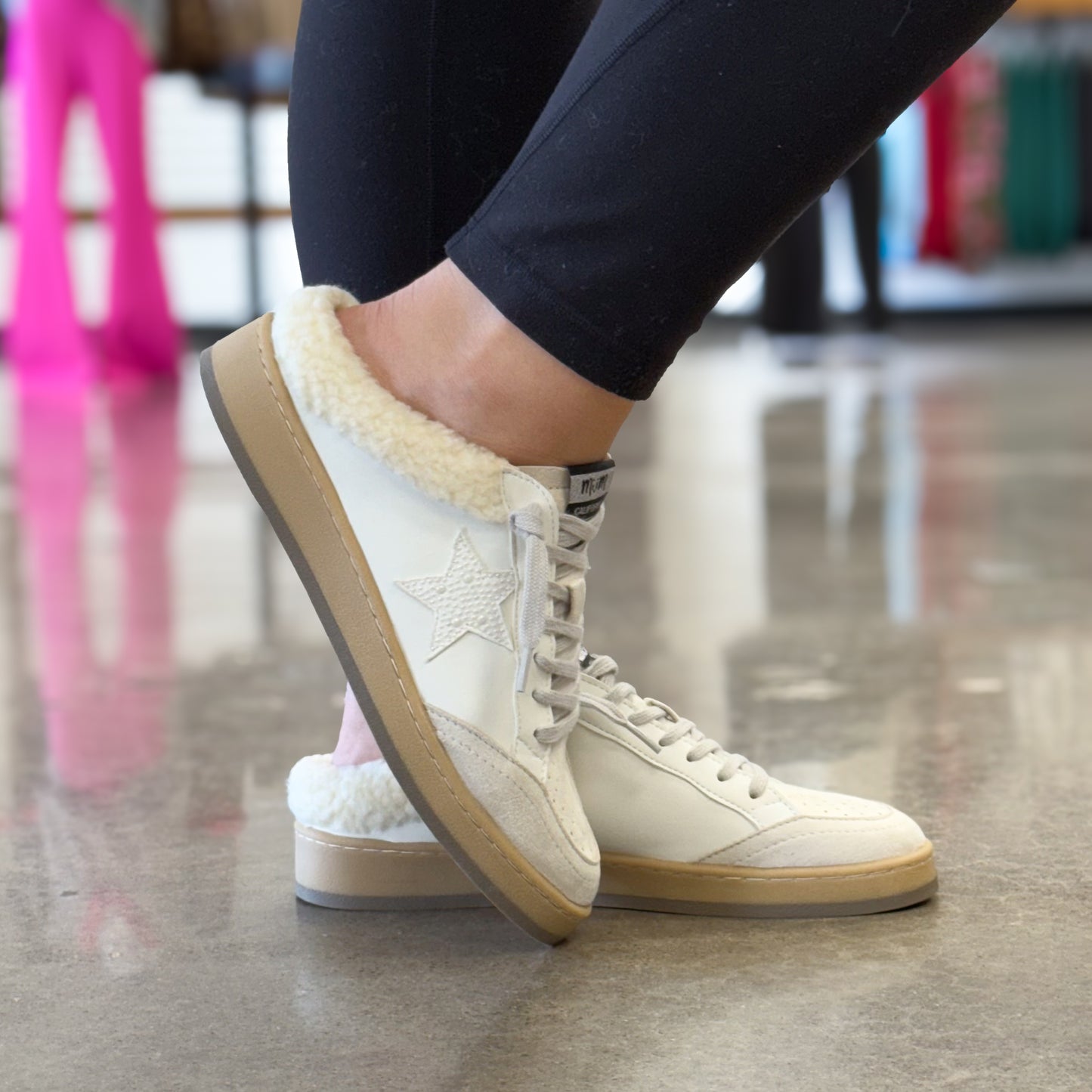 Fall Vibes Slide On Sneaker w/ Sherpa