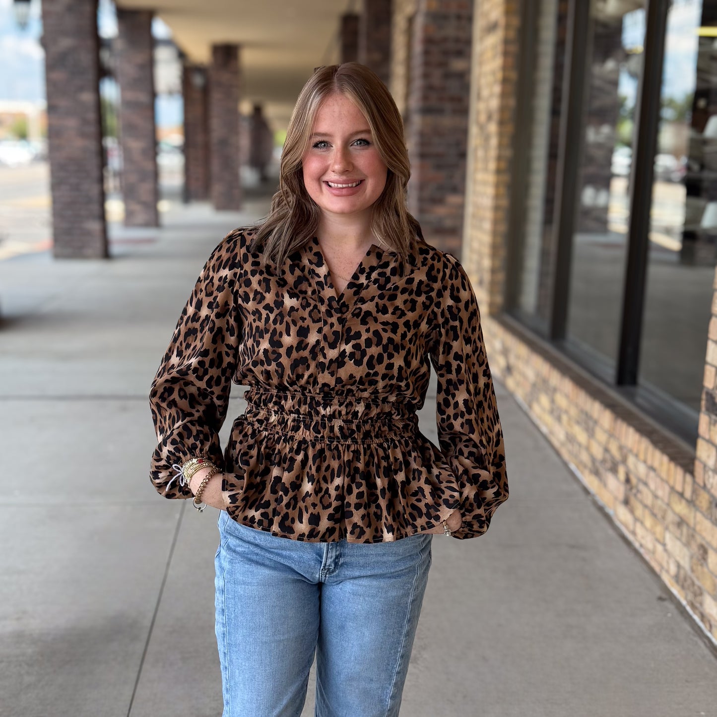 Bold Leopard Blouse