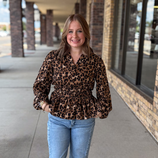 Bold Leopard Blouse