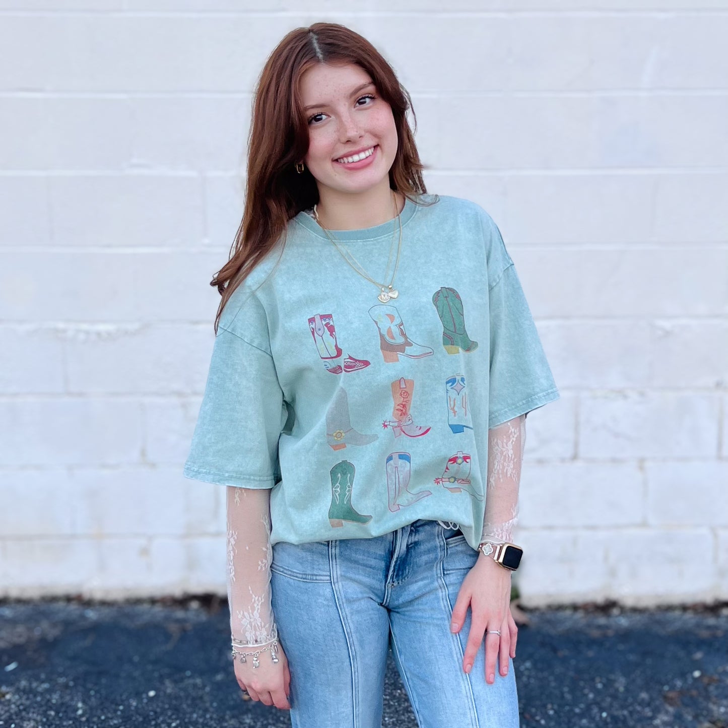 YeeHaw Cowgirl Grapic Tee