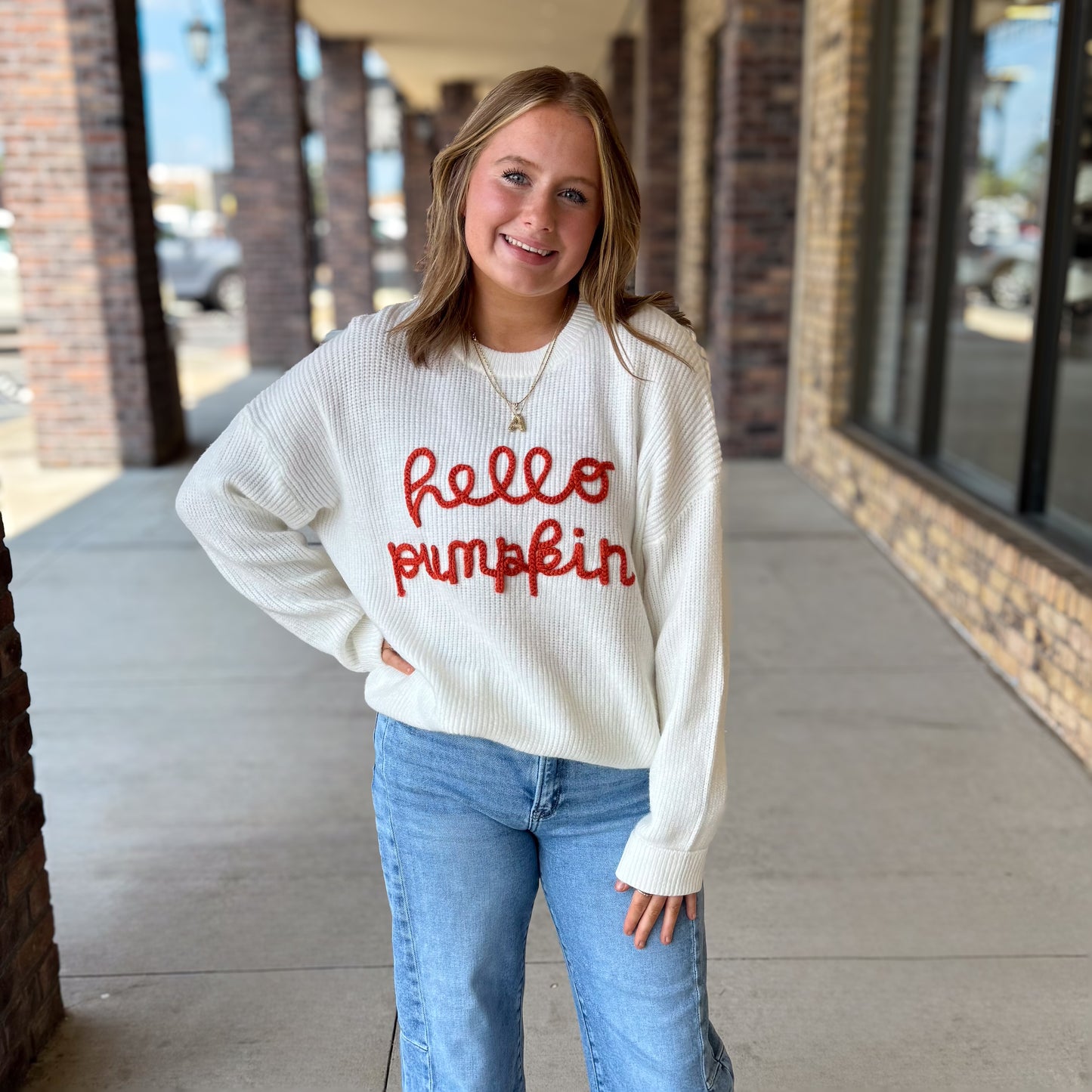 Hello Pumpkin Sweater
