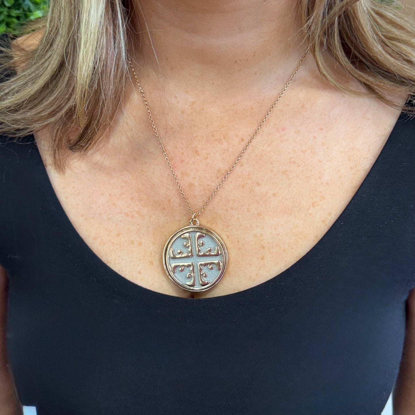 The Tori Necklace & Earring Set: Grey