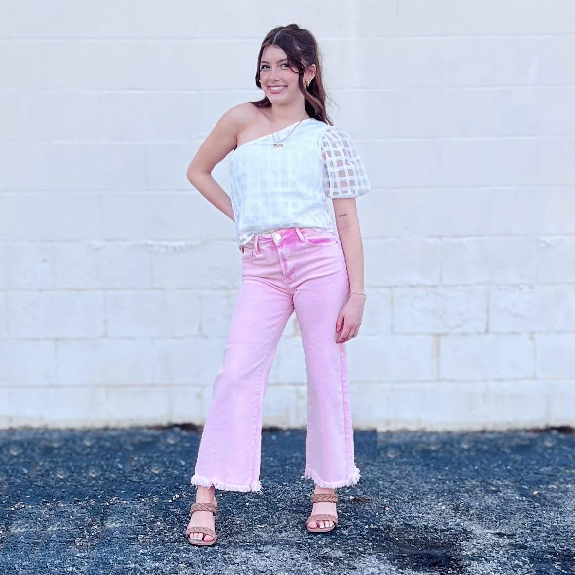 Checkered Swing Top