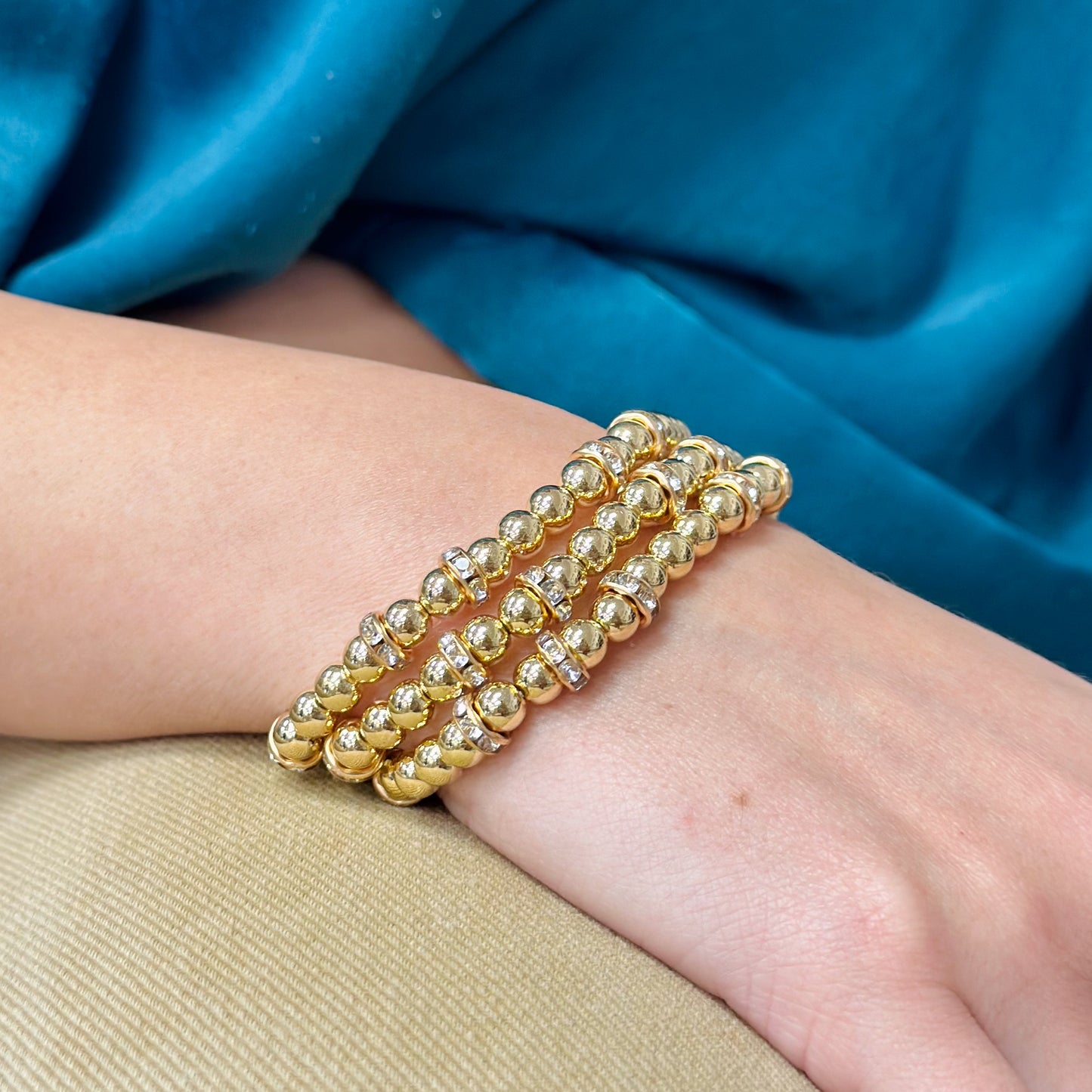 Just a Little Bling Silver and Gold Bracelet Sets