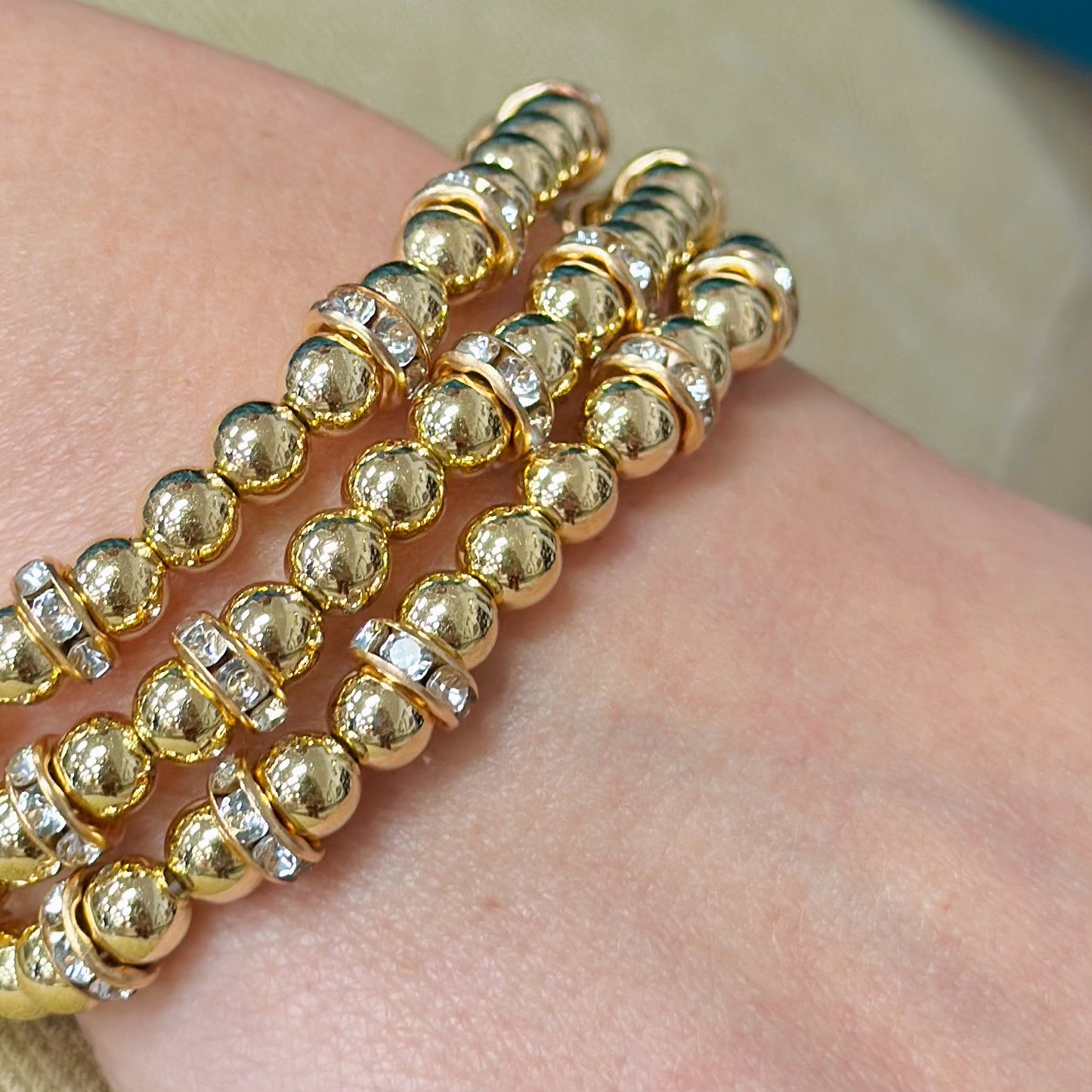 Just a Little Bling Silver and Gold Bracelet Sets