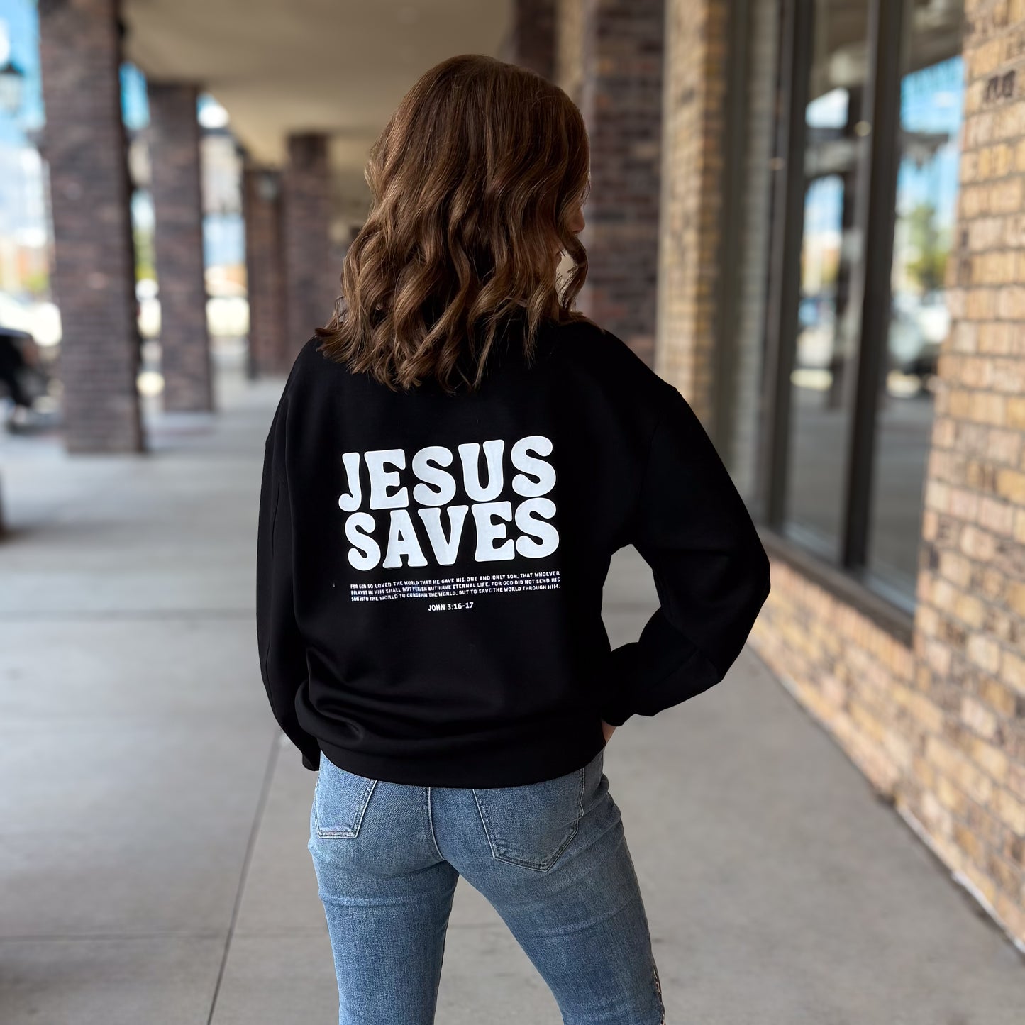 Jesus Saves Scuba Sweatshirt